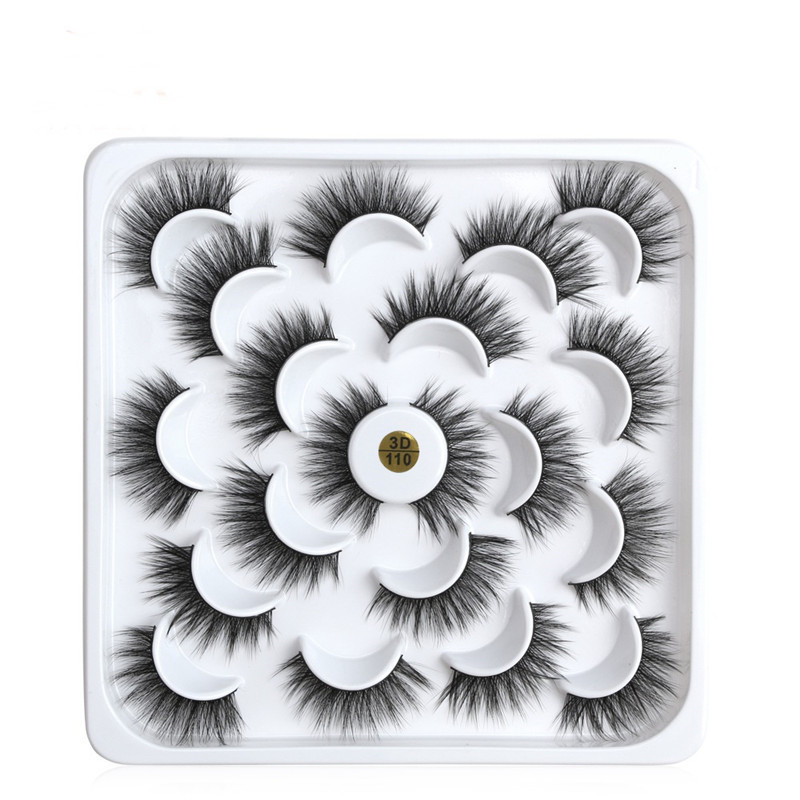 New 10 Pairs Fashion False Eyelashes Reusable Fake 3D Mink Eyelashes Makeup Natural Thick Long Eyelash Extension
New 10 Pairs Fashion False Eyelashes Reusable Fake 3D Mink Eyelashes Makeup Natural Thick Long Eyelash Extension