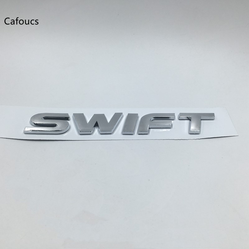 For Suzuki Swift accessories Car Rear Trunk Emblem Letters Nameplate Sticker Auto Tail Badge Decals, Silver
For Suzuki Swift accessories Car Rear Trunk Emblem Letters Nameplate Sticker Auto Tail Badge Decals, Silver