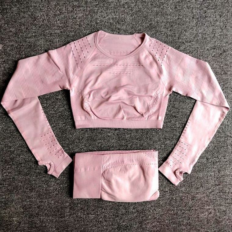 2 pcs/set Seamless Women Sport Suit Gym Workout Clothes Long Sleeve Fitness Crop Top And Scrunch Butt Leggings Yoga Set Fitness clothes, C19(army green-pants)
2 pcs/set Seamless Women Sport Suit Gym Workout Clothes Long Sleeve Fitness Crop Top And Scrunch Butt Leggings Yoga Set Fitness clothes, C19(army green-pants)