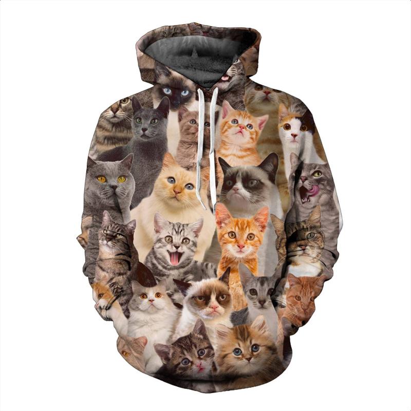 3D Printed Cats Animal Anine Hoodies Men/Women Casual Unisex Hipster Sweatshirts Streetwear Boys/Girls Clothes Oversized Tops, 03
3D Printed Cats Animal Anine Hoodies Men/Women Casual Unisex Hipster Sweatshirts Streetwear Boys/Girls Clothes Oversized Tops, 03
