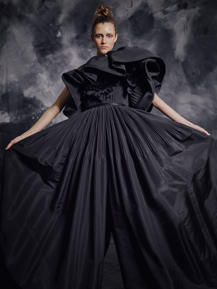 2020 Modest Krikor Jabotian One Shoulder Sleeveless A Line Evening Dresses Ruffles Sash Formal Dresses Sweep Train Party Gown