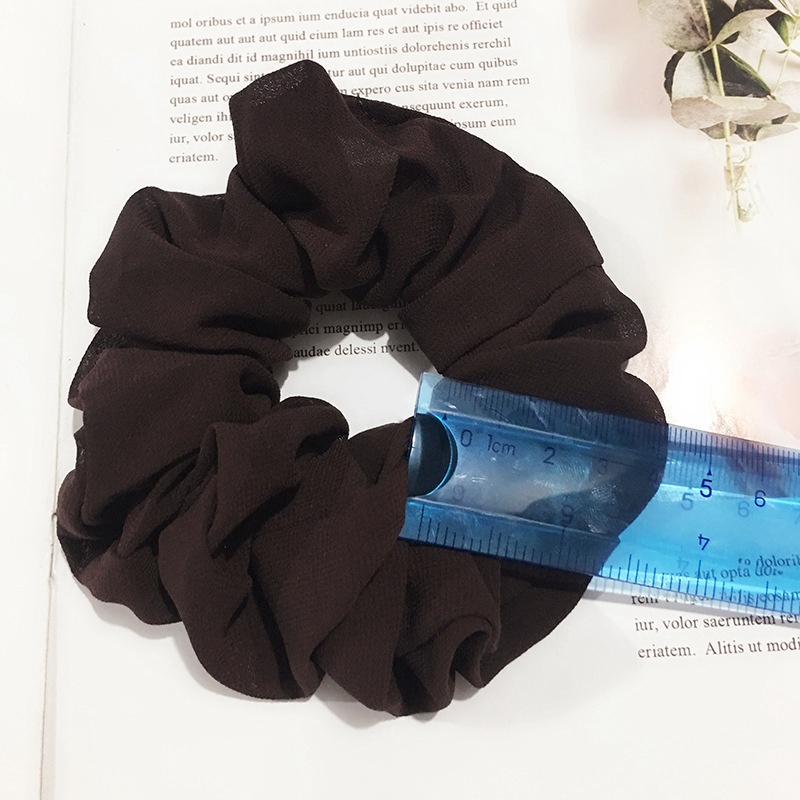 Woman Lady Girl chiffon Hair Scrunchy Ring Elastic Hair Bands Bobble Sports Dance Scrunchie Soft Scrunchie Hairband 20pcs FJ3357