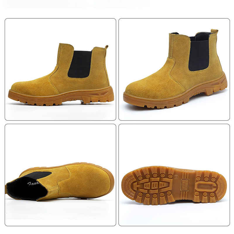 Hot Sale-shoes men Work shoes boots Steel toe cap Anti-smashing anti-piercing Men Multifunction Protection Footwear Safety