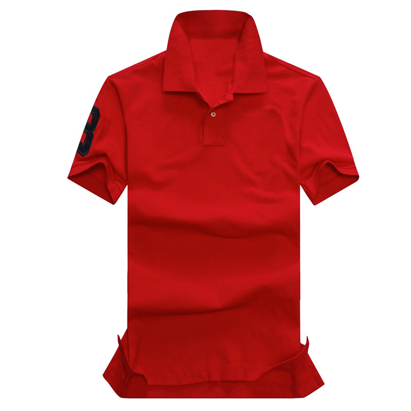 Fashion-High quality Summer 100% Cotton Polo Shirt USA American Brand Red Color Polos Men' Big HORSE Classic Sport RL Polo Polos, As picture
Fashion-High quality Summer 100% Cotton Polo Shirt USA American Brand Red Color Polos Men' Big HORSE Classic Sport RL Polo Polos, As picture