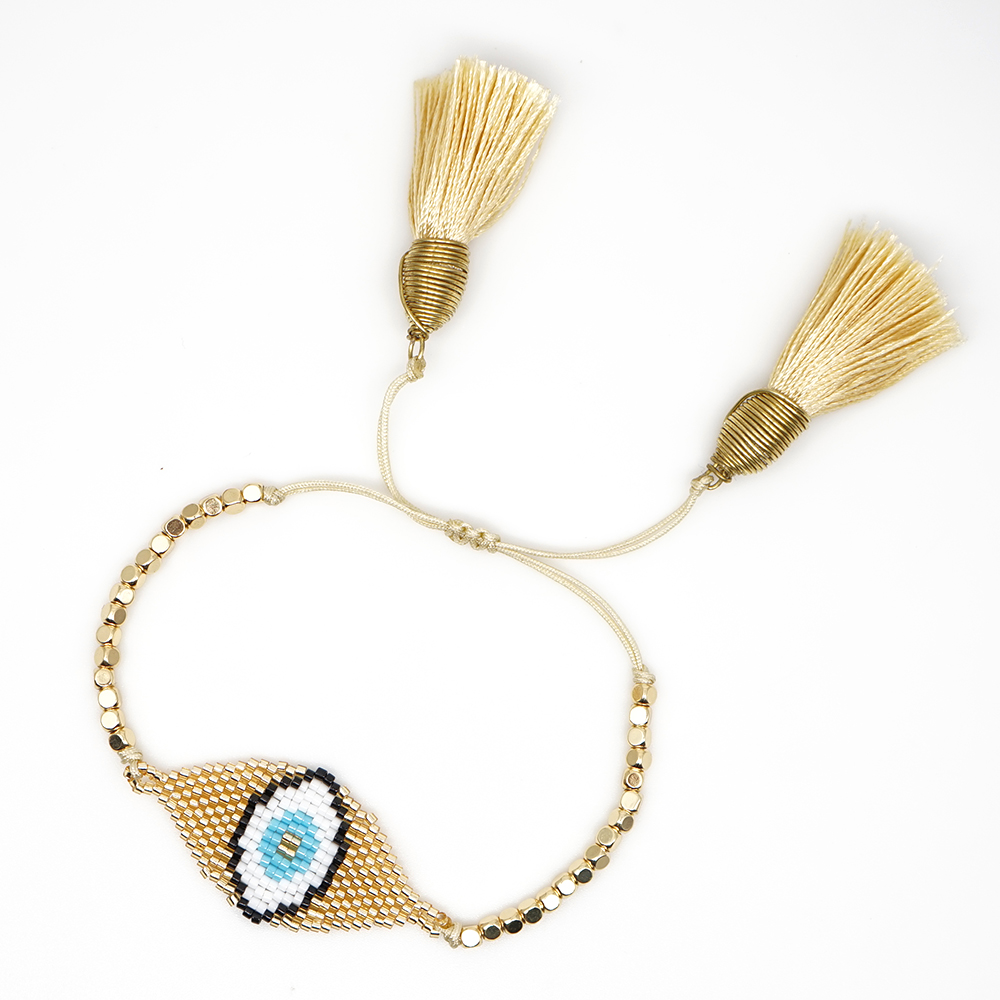 Go2boho Turkish Evil Eye Pulseras Delica MIYUKI Bracelet Gold Tassel Bracelets Handmade Women Mexican Fashion Ins SummerJewelry
Go2boho Turkish Evil Eye Pulseras Delica MIYUKI Bracelet Gold Tassel Bracelets Handmade Women Mexican Fashion Ins SummerJewelry