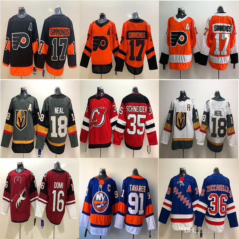 Vegas Golden Knights Philadelphia Flyers New York Rangers Jersey 36 Mats Zuccarello 18 Neal 17 Wayne Simmonds Ice Hockey Jerseys, Black;red 
Vegas Golden Knights Philadelphia Flyers New York Rangers Jersey 36 Mats Zuccarello 18 Neal 17 Wayne Simmonds Ice Hockey Jerseys, Black;red