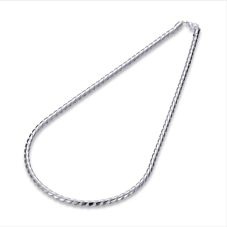 Hot sale Plated sterling silver necklace 20INCHS*4MM Men's Twisted Rope Chains necklace DHSN012 Brand new 925 silver plate Chains jewelry
Hot sale Plated sterling silver necklace 20INCHS*4MM Men's Twisted Rope Chains necklace DHSN012 Brand new 925 silver plate Chains jewelry