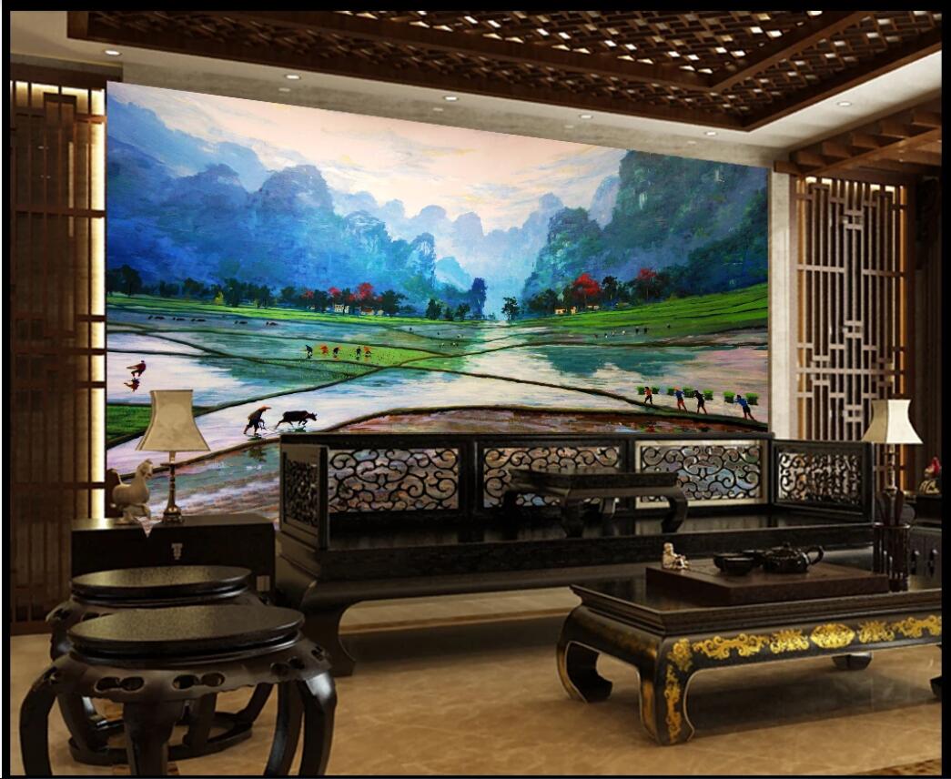 3d wallpaper custom photo murals Atmospheric fantasy beautiful pastoral landscape painting oil painting wallpaper for walls 3 d, Non-woven fabric
3d wallpaper custom photo murals Atmospheric fantasy beautiful pastoral landscape painting oil painting wallpaper for walls 3 d, Non-woven fabric