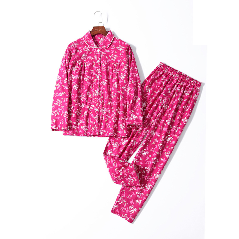 2019 Autumn Women Casual Print Pajama sets Female 100% Cotton Sleepwear suit Laides Long Sleeve Turn-down shirt + pants, Blue
2019 Autumn Women Casual Print Pajama sets Female 100% Cotton Sleepwear suit Laides Long Sleeve Turn-down shirt + pants, Blue
