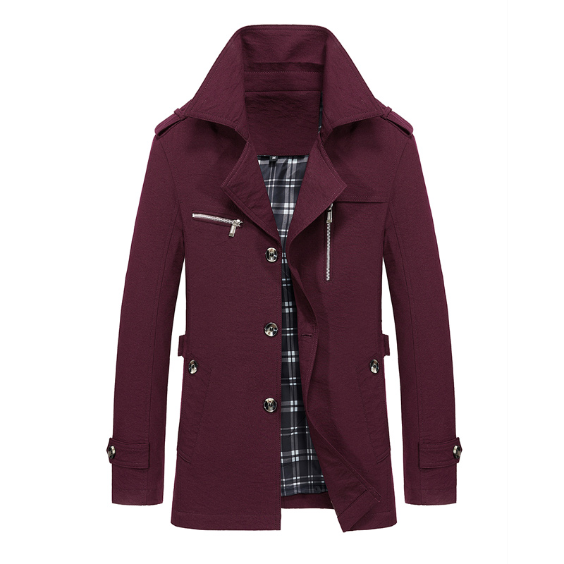 New Men Fashion Jacket Coat Spring Men's Casual Fit Wild Overcoat Jacket Solid Color Trench Coat Male, Blue
New Men Fashion Jacket Coat Spring Men's Casual Fit Wild Overcoat Jacket Solid Color Trench Coat Male, Blue