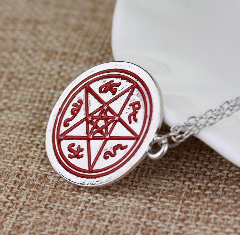 Pendant Necklaces Protection Anime Europe And America Movies Pentagram Sun Evil Power Supernatural Necklace Movie Accessories
Pendant Necklaces Protection Anime Europe And America Movies Pentagram Sun Evil Power Supernatural Necklace Movie Accessories