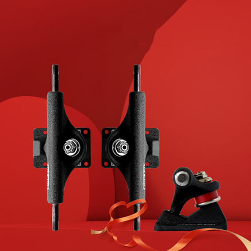 Professional 207mm 5/5.25 inch Skateboard Trucks Good Quality High Strength Carbon Steel Truck Hollow Double Rocker Skate Trucks, Black 5.25inch a
Professional 207mm 5/5.25 inch Skateboard Trucks Good Quality High Strength Carbon Steel Truck Hollow Double Rocker Skate Trucks, Black 5.25inch a