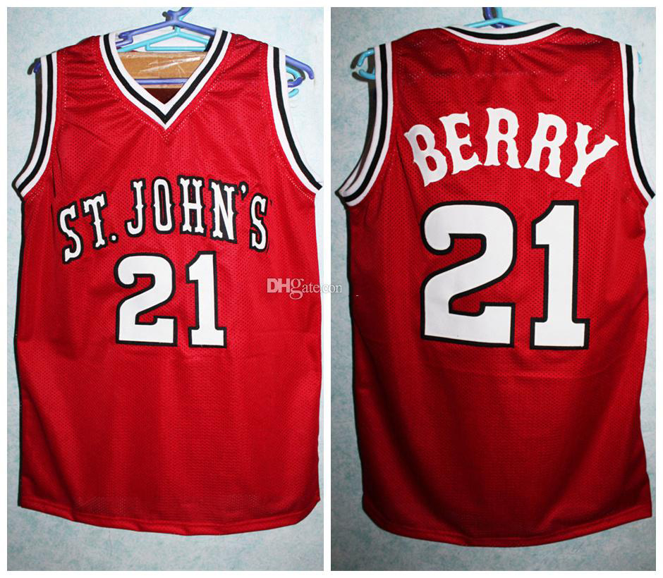 #21 Walter Berry St. John's University Retro Classic Basketball Jersey Mens Stitched Custom Number and name Jerseys, Red
#21 Walter Berry St. John's University Retro Classic Basketball Jersey Mens Stitched Custom Number and name Jerseys, Red