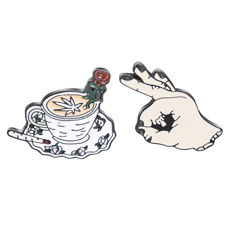 FXXK OK ! Circle Game Meme Hand Finger Hat Pin Horror Middle Finger Rose Coffee Cup Emoticon Lapel pins Badges Brooches, Gray
FXXK OK ! Circle Game Meme Hand Finger Hat Pin Horror Middle Finger Rose Coffee Cup Emoticon Lapel pins Badges Brooches, Gray