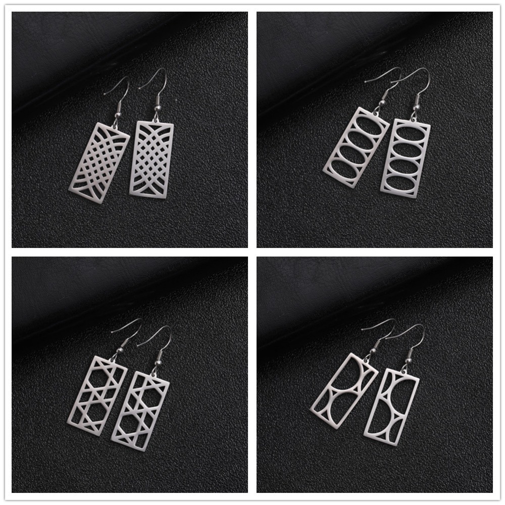 My Shape Stainless Steel Square Long Drop Earrings Vintage Geometric Hollow Dangle Earrings Ear Jewelry Gold Black Ethnic Style
My Shape Stainless Steel Square Long Drop Earrings Vintage Geometric Hollow Dangle Earrings Ear Jewelry Gold Black Ethnic Style