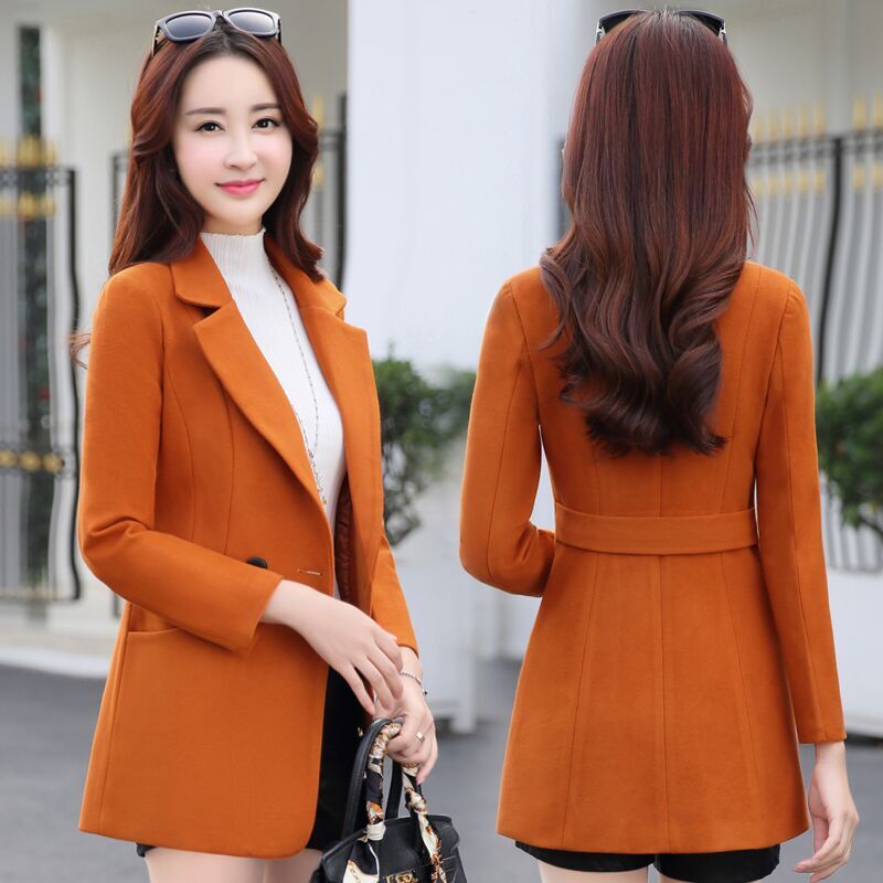 Wholesale fashion short woolen coat spring and autumn women' new style slim waist woolen coat, Navy blue
Wholesale fashion short woolen coat spring and autumn women' new style slim waist woolen coat, Navy blue
