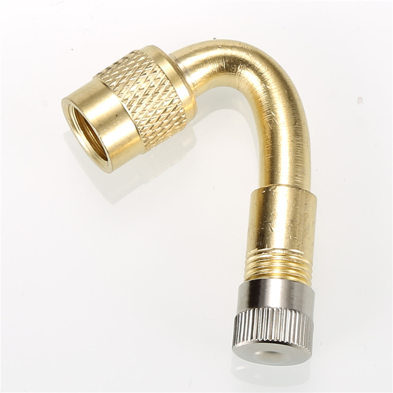 Intake Pipe Auto Car Accessories 45 Degree 90 Degree135 Degree Vehicle Brass Air Tyre Valve Extension for Motorcycle Truck Bike Wheel Tires Parts