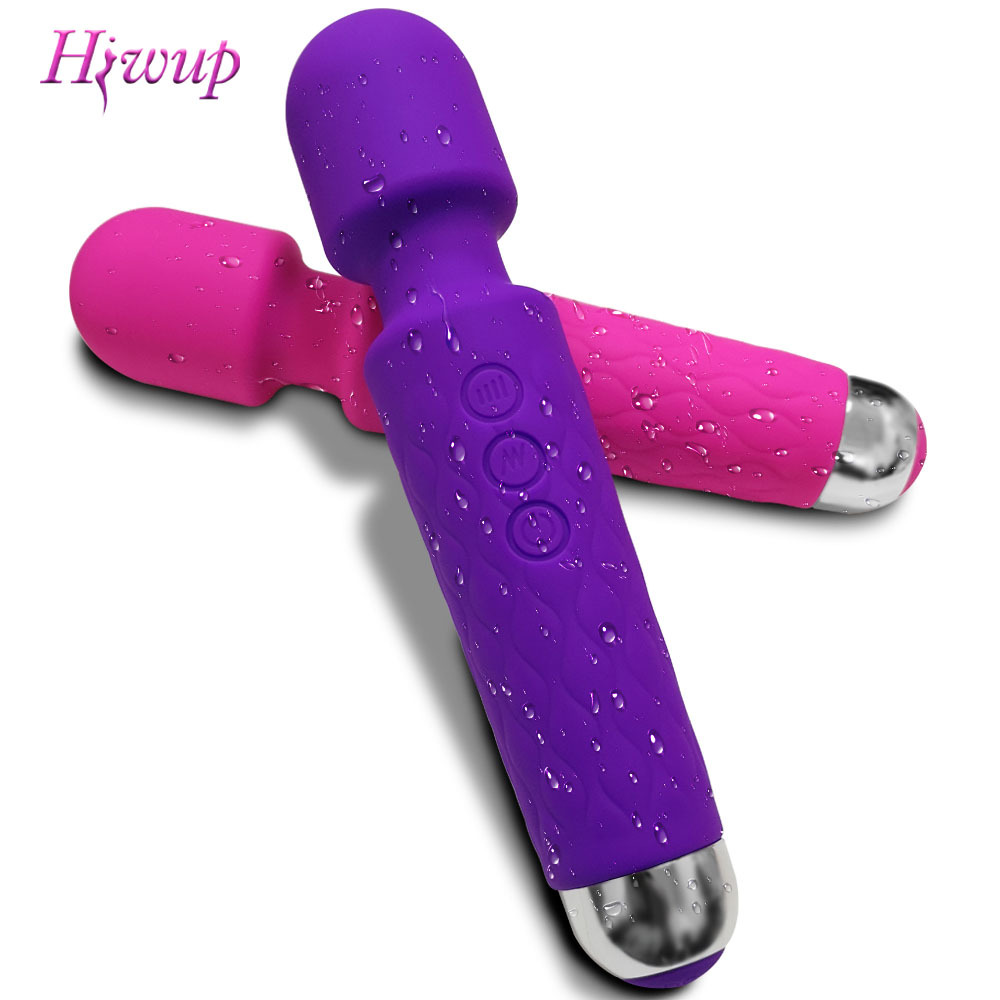 Powerful Vibrator Sex Woman Adult G Spot Magic Wand Dildo Vibrators Massager for Clitoris Stimulation Erotic Toys Y200421