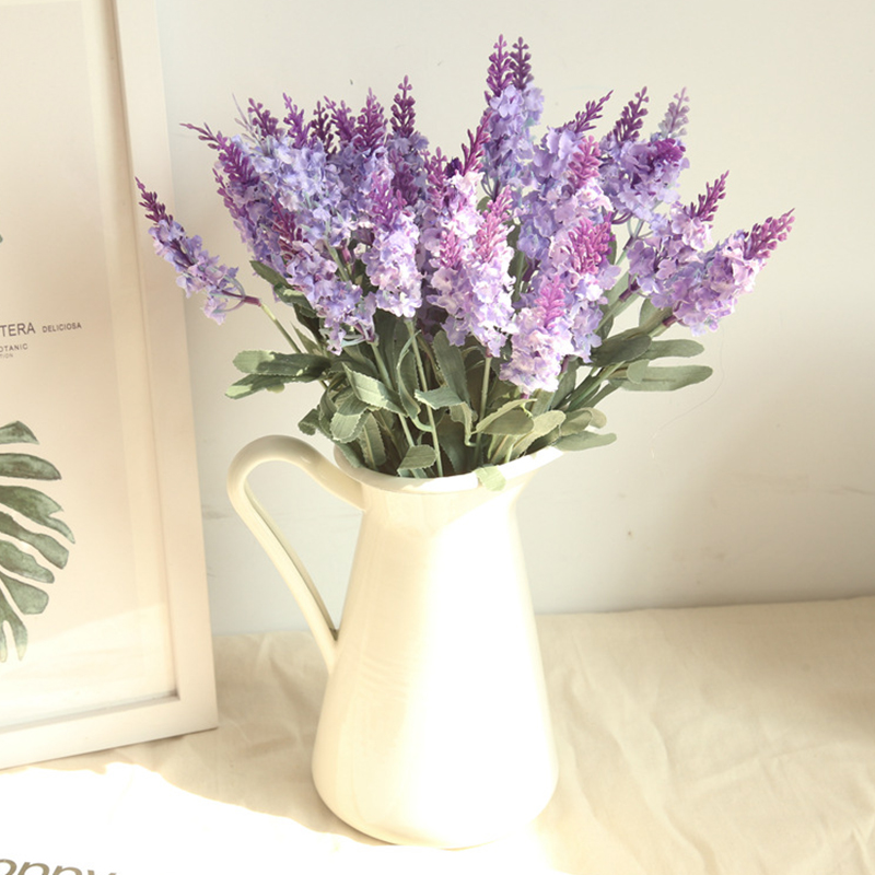 10 Head/Bouquet Romantic Provence Artificial Flower Purple Lavender Bouquet with for Wedding Home Party Decorations, As pic
10 Head/Bouquet Romantic Provence Artificial Flower Purple Lavender Bouquet with for Wedding Home Party Decorations, As pic