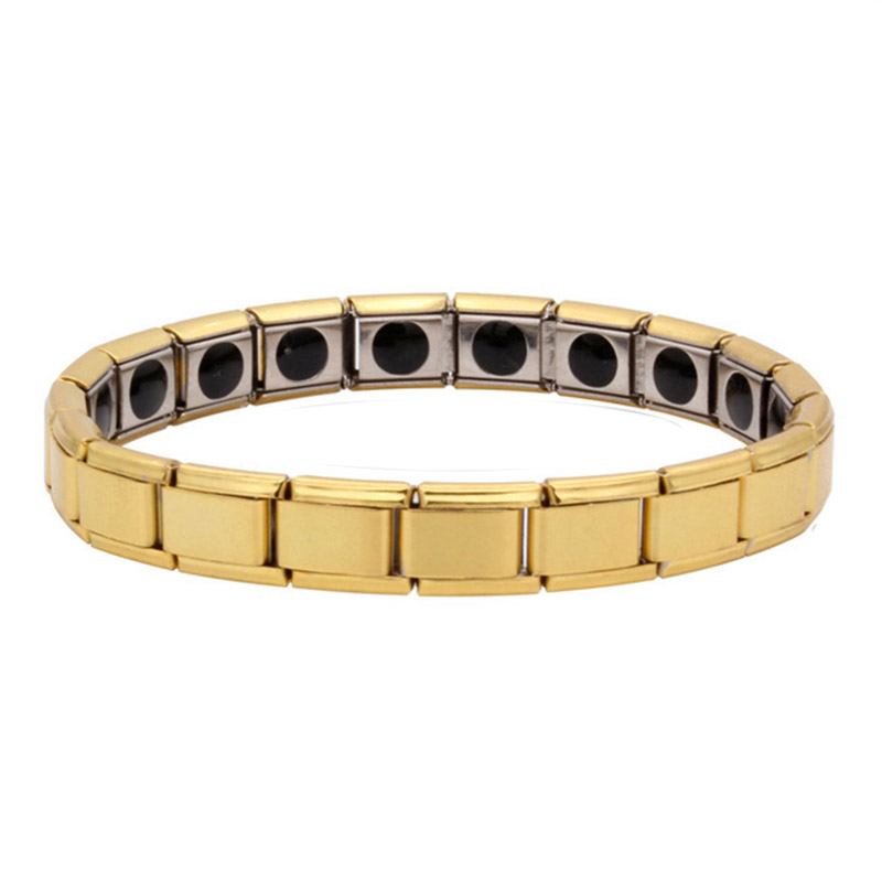 Sale 316L Titanium Health Care Therapy Bracelet Magnetic Relief Energy Men Women Bracelets For Lovers