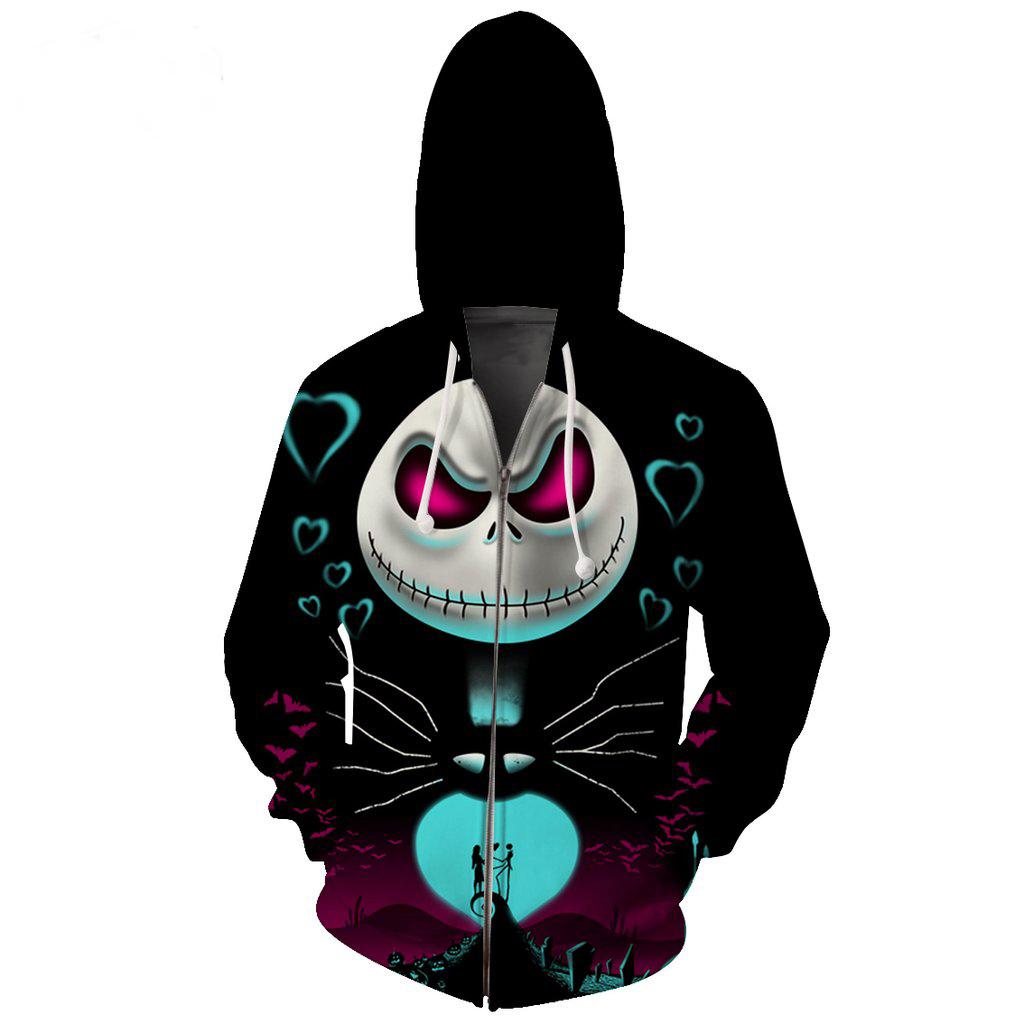 2019 new fashion Cool sweatshirt Hoodies Men women 3D print Jack Skellington Tee hot Style Streetwear Long sleeve clothes, Customize
2019 new fashion Cool sweatshirt Hoodies Men women 3D print Jack Skellington Tee hot Style Streetwear Long sleeve clothes, Customize