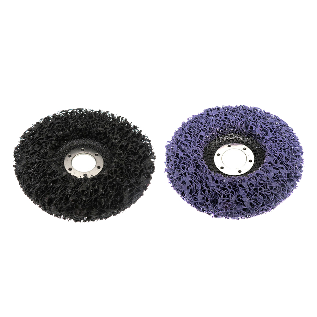 2pcs 4.5'' 115mm easy strip & clean discs rust paint removal grinder discs | black & purple
2pcs 4.5'' 115mm easy strip & clean discs rust paint removal grinder discs | black & purple