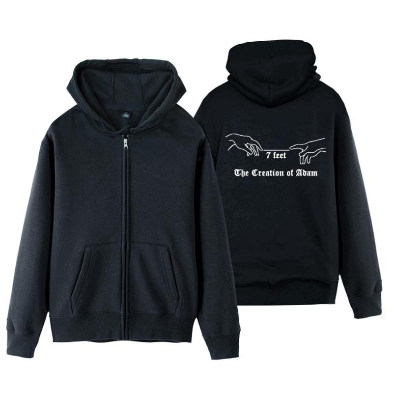 7 Feet The Creation of Adam Hand Stay Save Stay Safe Man Boy Coat Full Zip Hoodie Fleece Hooded Jacket Autumn Winter ZIIART, Black
7 Feet The Creation of Adam Hand Stay Save Stay Safe Man Boy Coat Full Zip Hoodie Fleece Hooded Jacket Autumn Winter ZIIART, Black