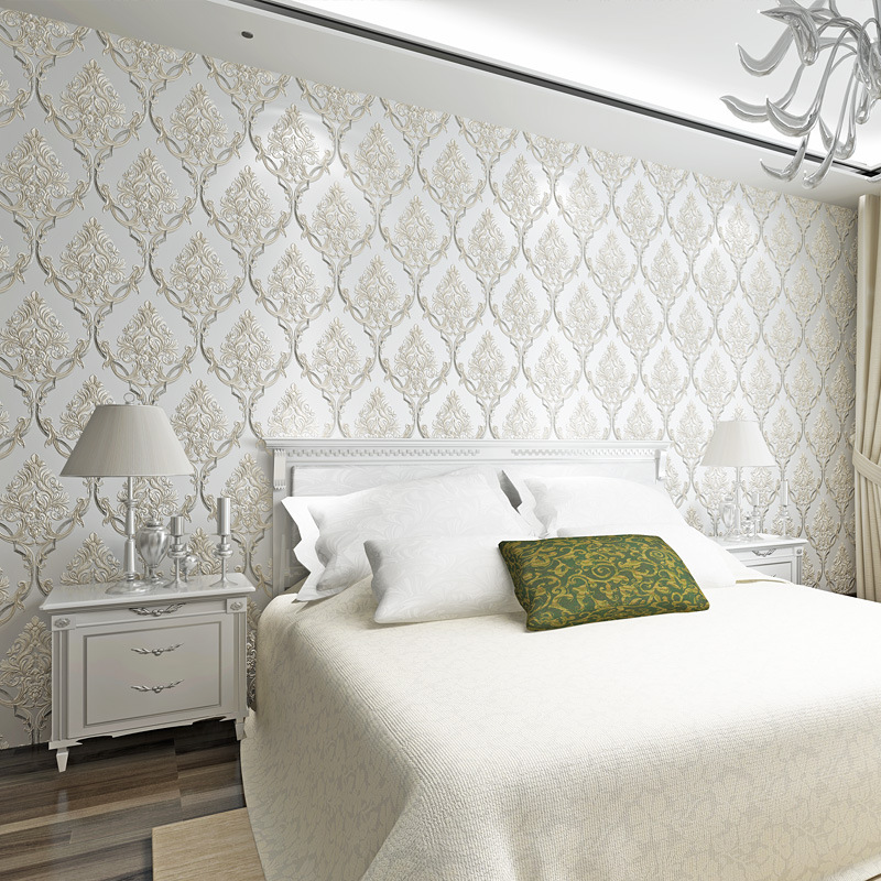 European style Gorgeous big flower 3d wallpaper elegant living room bedroom sitting room TV sofa background wallpaper home wall decor