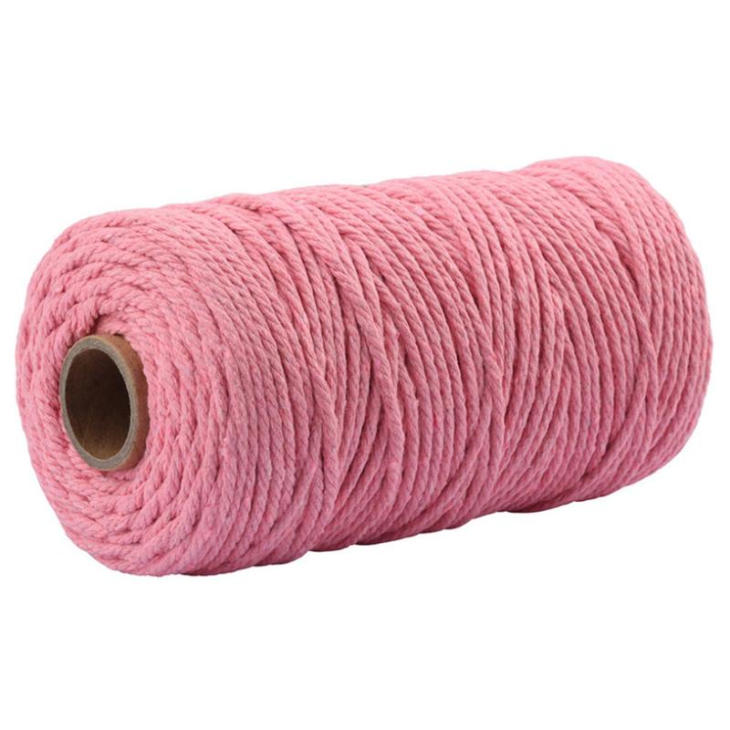3.5MM x 100M Macrame Cotton Cord For Wall Hanging Dream Catcher Handmade Craft Art Macrame String Cotton Rope 0507#