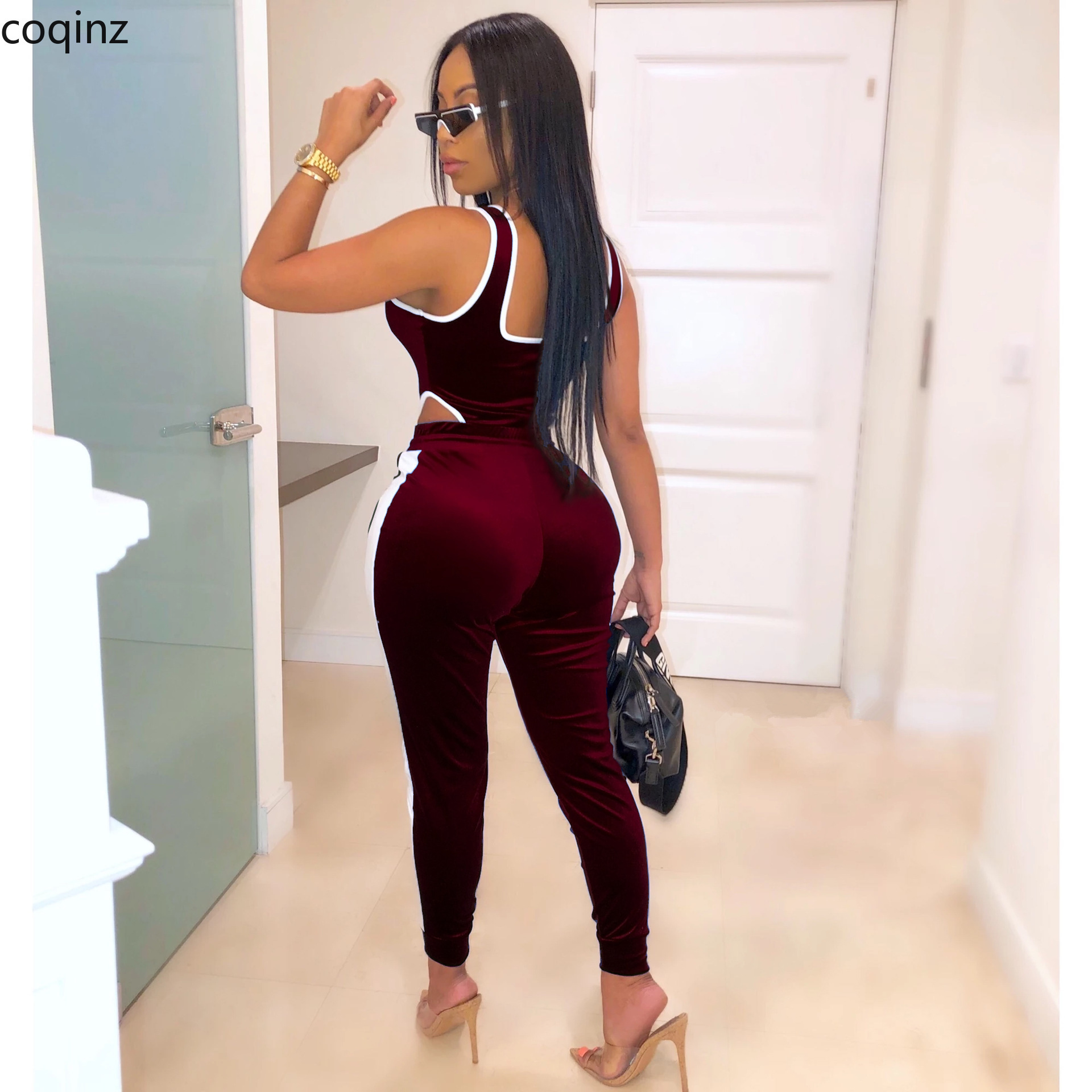 Plus Size Summer Two Piece Set Crop Top And Pants 2 Piece Set Women Club Outfits Matching Sets Ropa Para Mujer QJ5246