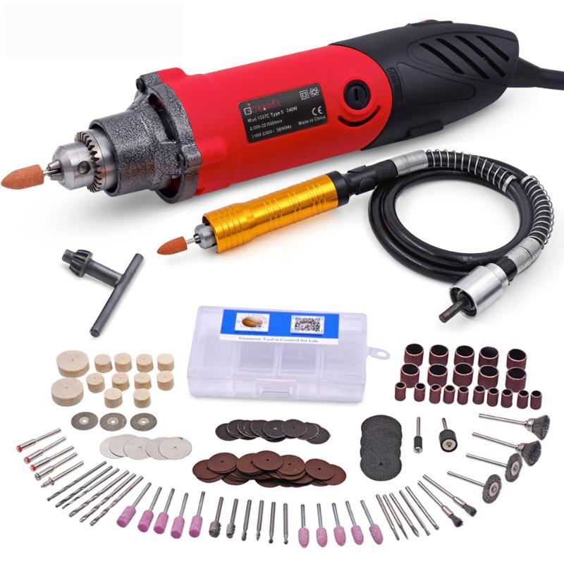 GOXAWEE 220V Electric Grinder Mini Drill Die Grinder 6 Position Variable Speed Dremel Engraving Rotary Tools Grinding Machine
GOXAWEE 220V Electric Grinder Mini Drill Die Grinder 6 Position Variable Speed Dremel Engraving Rotary Tools Grinding Machine
