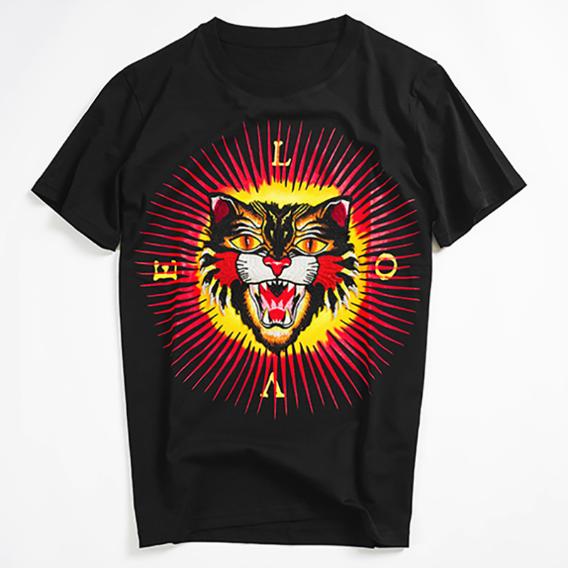 Fashion Mens Stylist T Shirt Men Women Summer Top Quality Embroidery Short Sleeve Men Women Couples Stylist T Shirt Tees Size S-XL, Black
Fashion Mens Stylist T Shirt Men Women Summer Top Quality Embroidery Short Sleeve Men Women Couples Stylist T Shirt Tees Size S-XL, Black