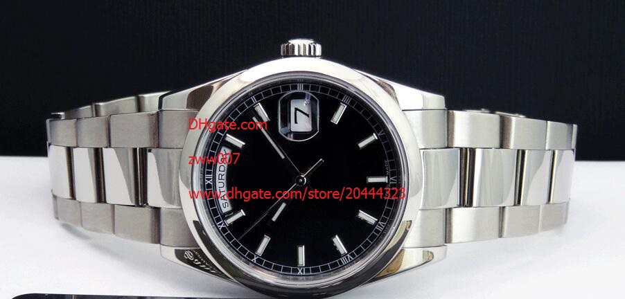 Free Shipping Factory Supplier Wristwatch Sapphire Automatic 36mm Day-Date Black Dial 118209 Mens Men's Watch Watches, Slivery;brown
Free Shipping Factory Supplier Wristwatch Sapphire Automatic 36mm Day-Date Black Dial 118209 Mens Men's Watch Watches, Slivery;brown