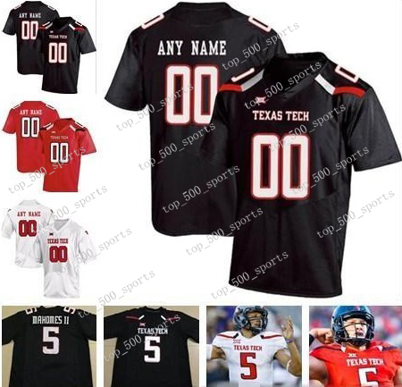 Custom Texas Tech TTU 2020 College Football Any Name Number Black Red White 10 Alan Bowman Mahomes Mayfield Welker Men Youth Kid Jersey, Colour 2
Custom Texas Tech TTU 2020 College Football Any Name Number Black Red White 10 Alan Bowman Mahomes Mayfield Welker Men Youth Kid Jersey, Colour 2