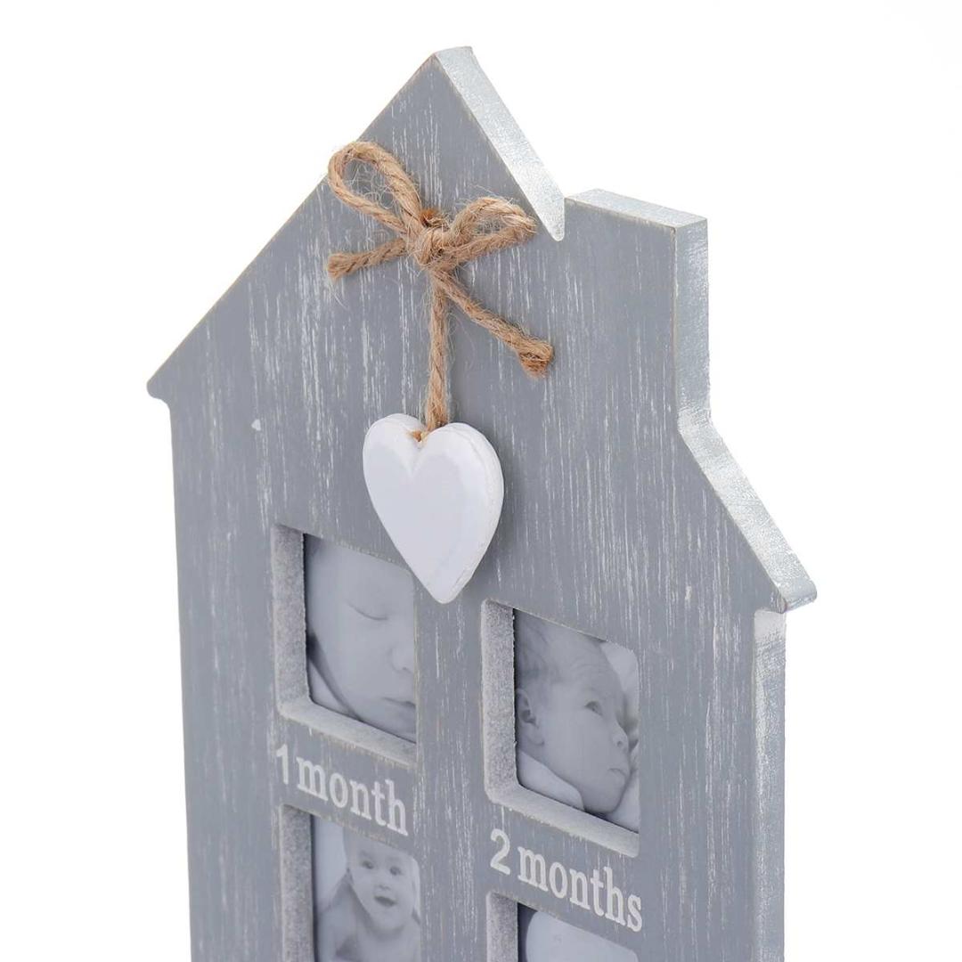 1st Birthday Gift My First Year Baby 1-12 Months Picture Photo Frame Display Newborn Photo Frame Picture Home Decor Ornaments