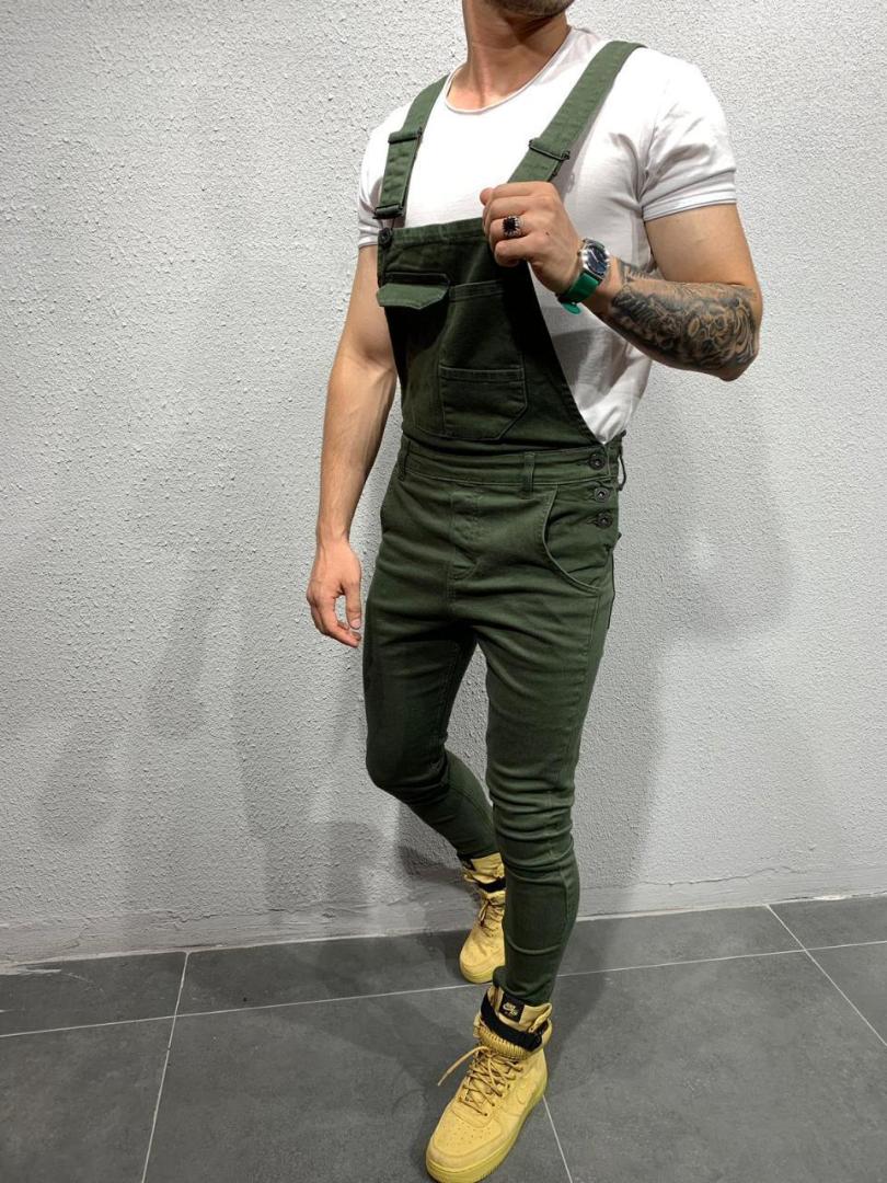 Europe And America New Style Cowboy Suspender Pants with Holes Slim Fit MEN'S Trousers Ozhouzhan Hot Selling Men's Skinny Pants, Red
Europe And America New Style Cowboy Suspender Pants with Holes Slim Fit MEN'S Trousers Ozhouzhan Hot Selling Men's Skinny Pants, Red