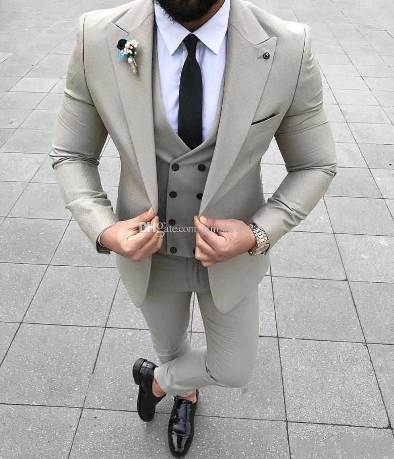 High Quality One Button Wedding Groom Tuxedos Peak Lapel Groomsmen Men Formal Prom Suits (Jacket+Pants+Vest+Tie) W176, Same as image
High Quality One Button Wedding Groom Tuxedos Peak Lapel Groomsmen Men Formal Prom Suits (Jacket+Pants+Vest+Tie) W176, Same as image