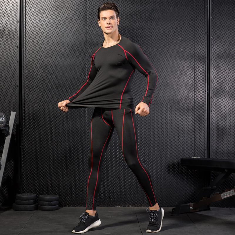 Hot Russia Local Delivery Compression Tracksuit Fitness Tight Run Set shirt Legging Men Sportswear Demix Black Gym Sport Suit, Black red line
Hot Russia Local Delivery Compression Tracksuit Fitness Tight Run Set shirt Legging Men Sportswear Demix Black Gym Sport Suit, Black red line
