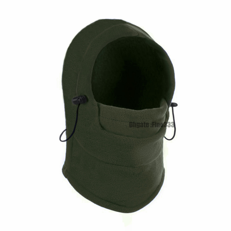 Thermal Fleece Balaclava Hat Hooded Neck Warmer Cycling Face Mask Outdoor Winter Sport Face Mask for Men Cycling Masked cap