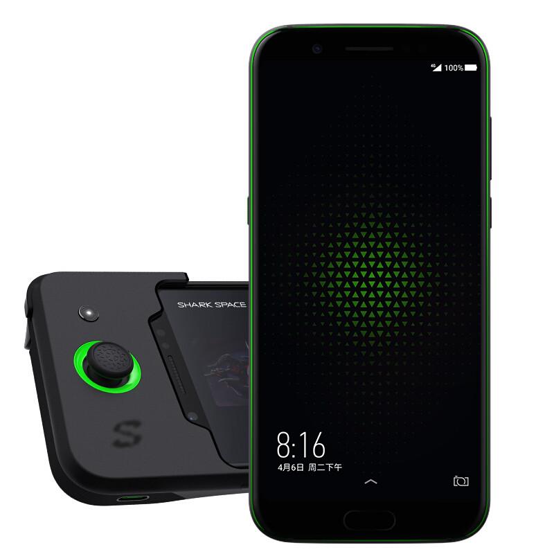 Original Xiaomi Blackshark 4G LTE Cell Phone Gaming 6GB RAM 64GB ROM Snapdragon 845 Octa Core Android 5.99" 20MP Fingerprint ID Mobile Phone