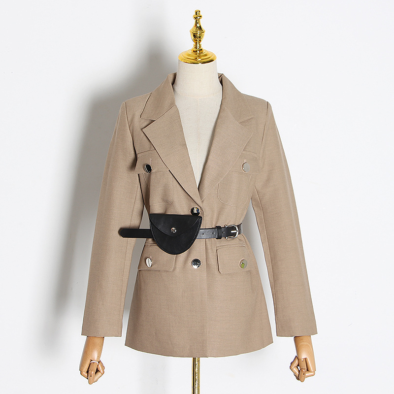 Australia 2020 Early Spring New Style Fashion Single Breasted Suit Jacket England Slim Fit Slimming Suit with Wallet Women's, Black
Australia 2020 Early Spring New Style Fashion Single Breasted Suit Jacket England Slim Fit Slimming Suit with Wallet Women's, Black