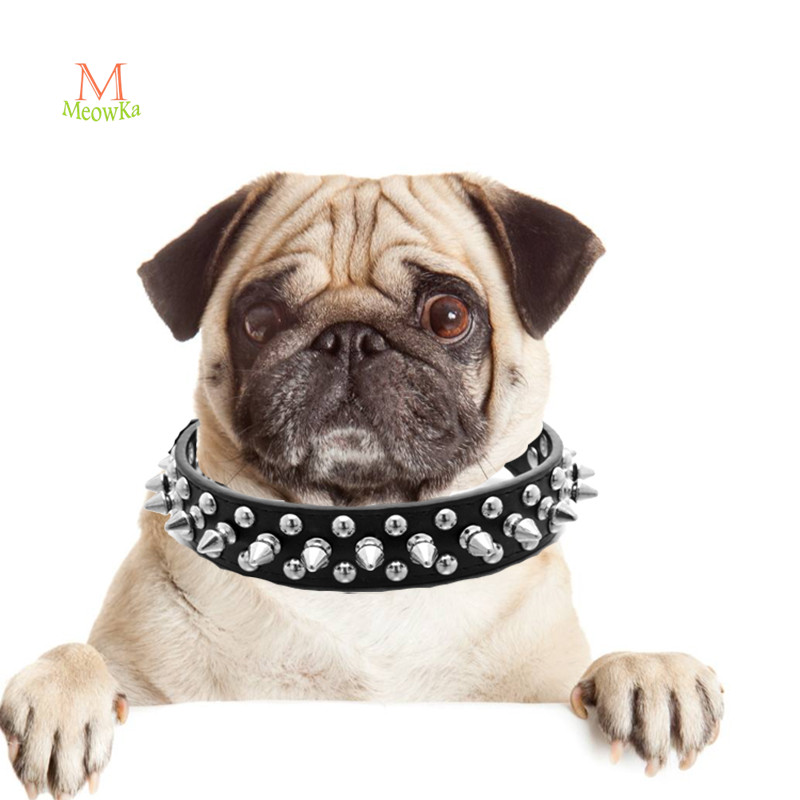 Meowka Upgraded PU retro rivet pet collar Dog rivet PU collar anti-bite metal small and medium-sized dog
Meowka Upgraded PU retro rivet pet collar Dog rivet PU collar anti-bite metal small and medium-sized dog