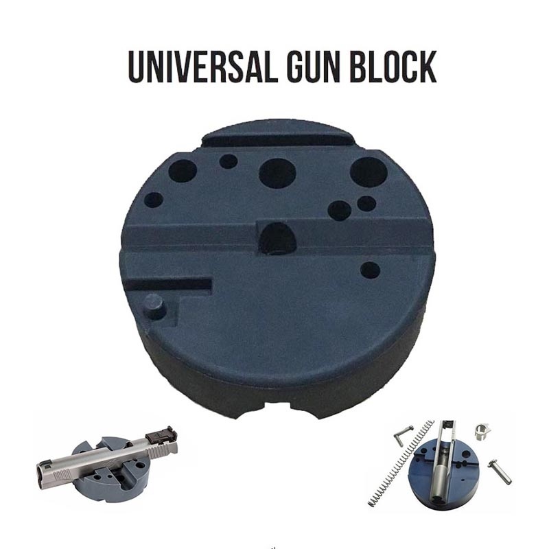 Universal Gunsmithing Bench Block Handgun Pistol M1911 Ruger 10/22s Style Reassemble Firearm Assembly Bench Block, Black
Universal Gunsmithing Bench Block Handgun Pistol M1911 Ruger 10/22s Style Reassemble Firearm Assembly Bench Block, Black