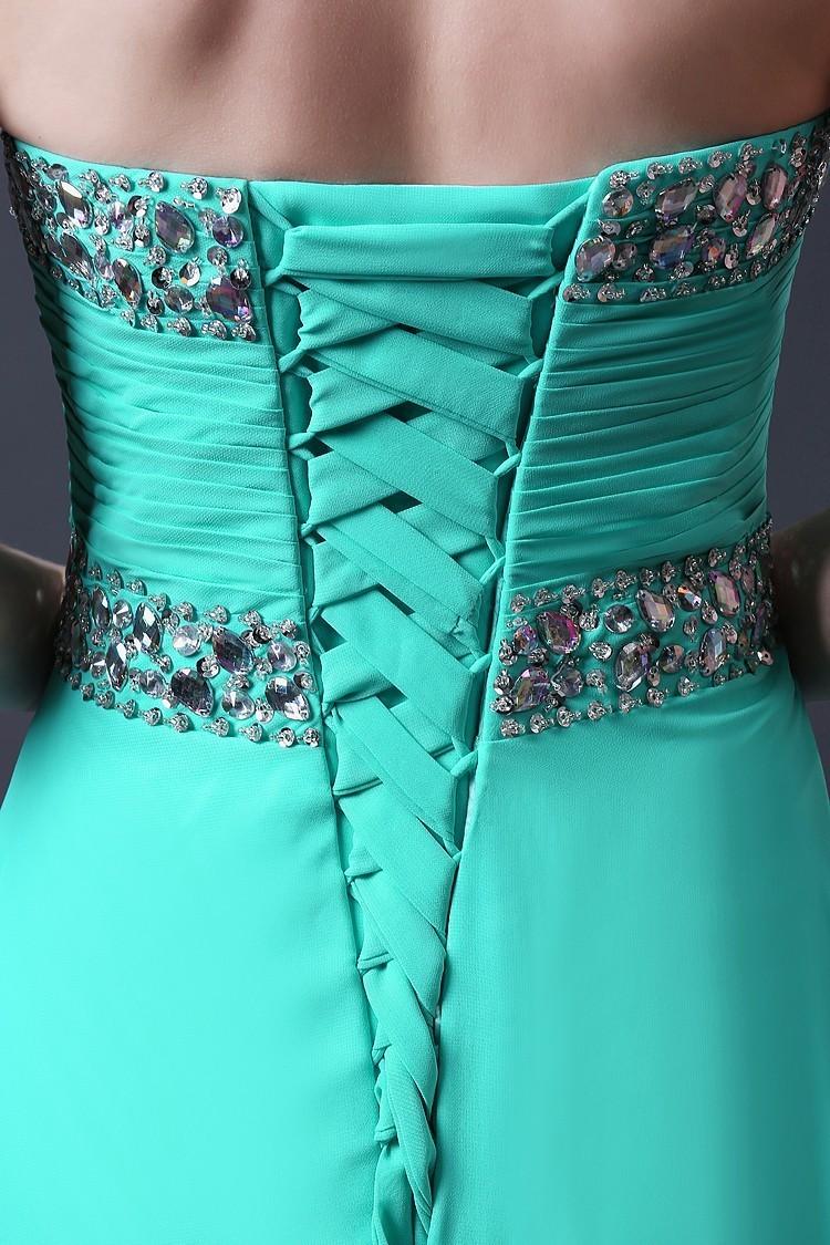2020 New Latest Designs Prom Long Chiffon Cheap Evening Dress Lace-up Back Evening GownVestidos De Festa