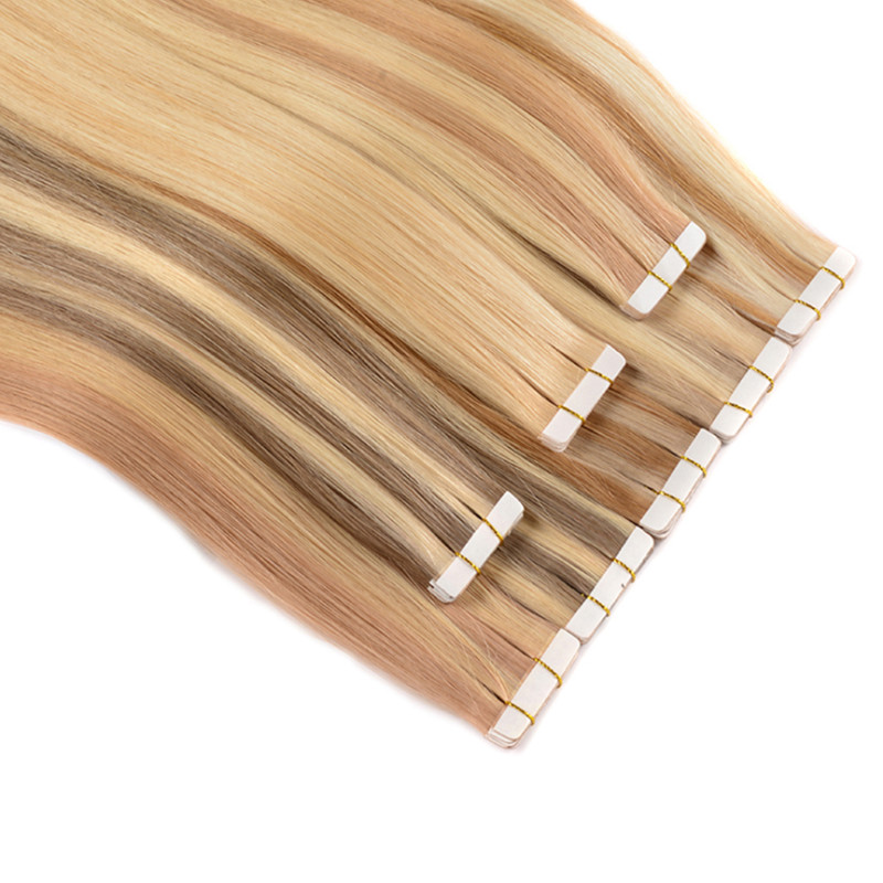 150Gram 60pcs 18 20 22 24 inch Hair Glue Skin Weft PU Tape in Human Hair Extensions INDIAN REMY more colors for option