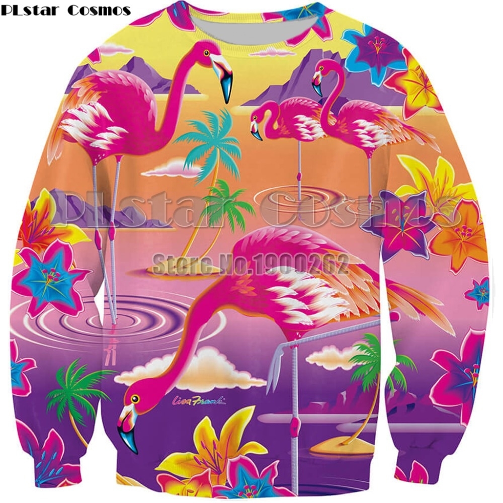 PLstar Cosmos Lisa Frank Hunter sweatshirt fashion Lisa Frank Cactus Pattern hoodies 3D print Sweatshirt Plus size S-5XL MX191113