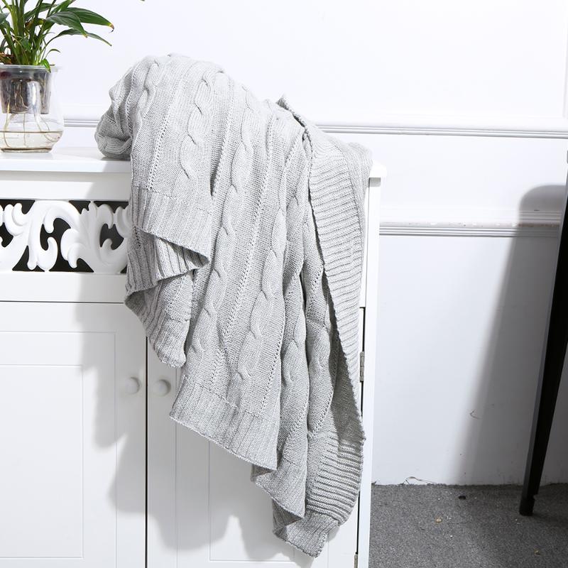 Soft Warm Cotton Knitted Blanket Pure Color Soft Comfortable Sofa Travel Picnic camping Blanket Home Decorative 4 Colors
Soft Warm Cotton Knitted Blanket Pure Color Soft Comfortable Sofa Travel Picnic camping Blanket Home Decorative 4 Colors