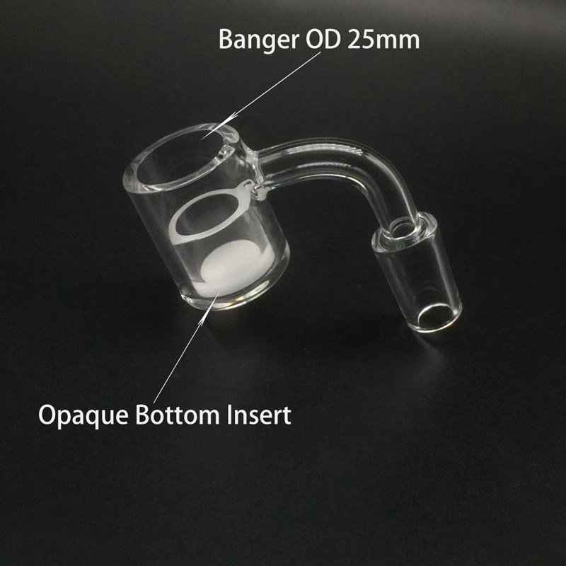 Wholesale 3mm Wall Thickness Quartz Banger Nail With Opaque Insert Male Female Joints Flat Top Quartz Banger Nails Suitfor Glass Smoking
Wholesale 3mm Wall Thickness Quartz Banger Nail With Opaque Insert Male Female Joints Flat Top Quartz Banger Nails Suitfor Glass Smoking