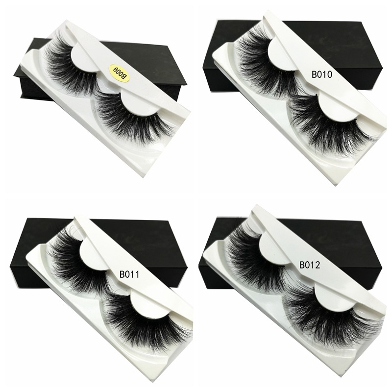 3D Mink Eyelashes 100% Real Mink Lashes 25mm Long Dramatic Thick False Lash Handmade Crisscross Eyelash Extensions Beauty Makeup 18 Styles