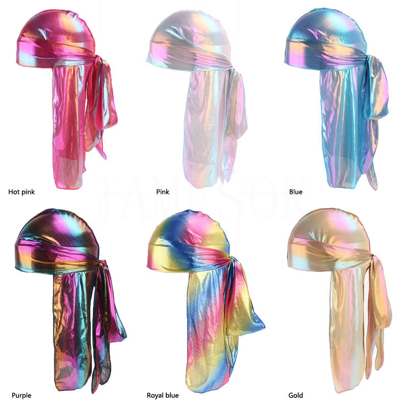 Men/Women Silk Polyester Bandana Hat Durag Rag Tail Headwrap Headwear Gift Laser simulation silk long tail pirate hat DA204, Multi
Men/Women Silk Polyester Bandana Hat Durag Rag Tail Headwrap Headwear Gift Laser simulation silk long tail pirate hat DA204, Multi